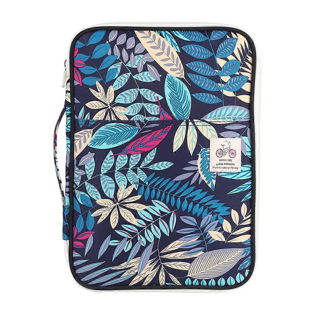 2Types A4 Document Bag File Folder Portfolio Organizer Computer Notebook Zippered Case