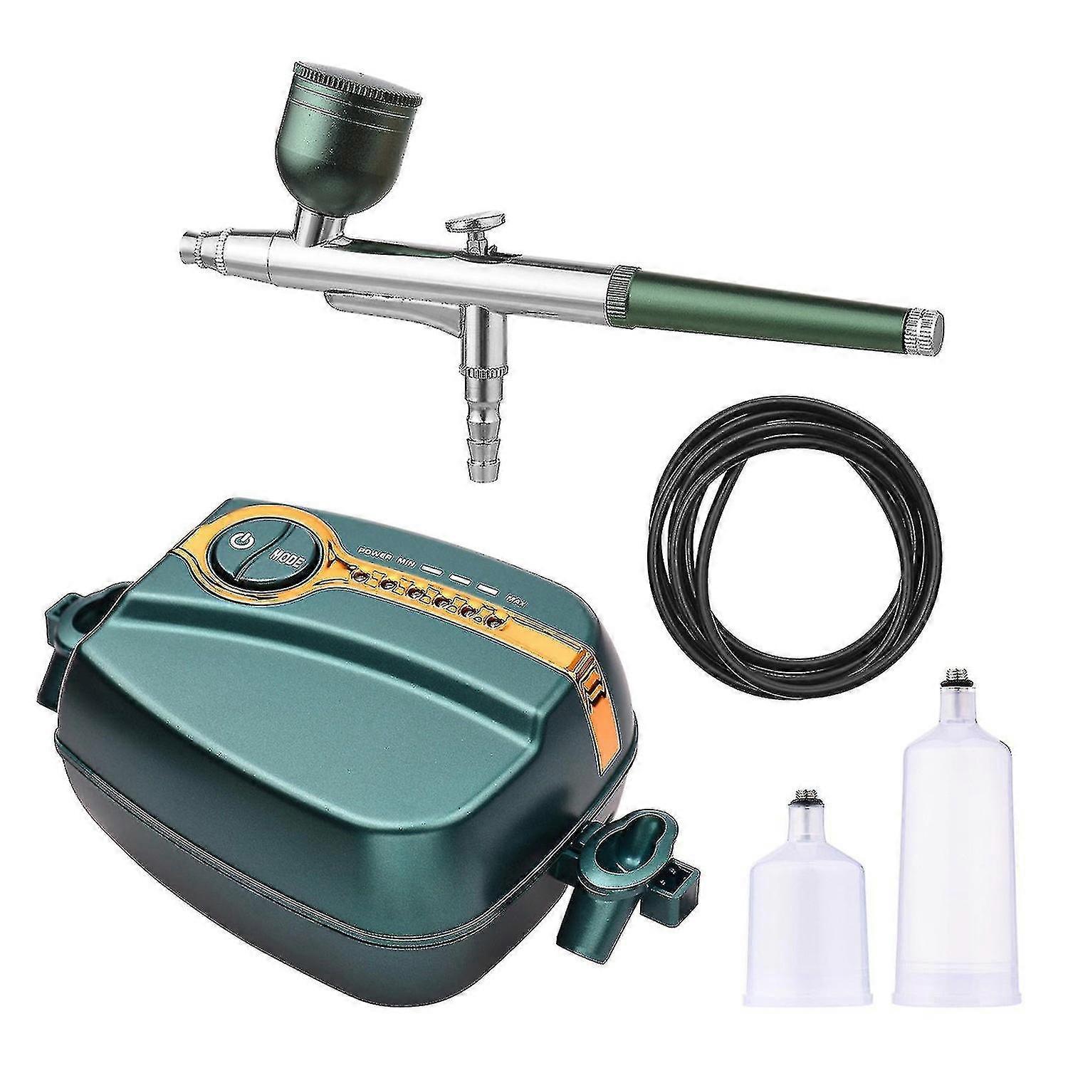Multi-functional Airbrush Kit With Compressor Handheld Air Brush Set Dual-action 5-level Adjustable