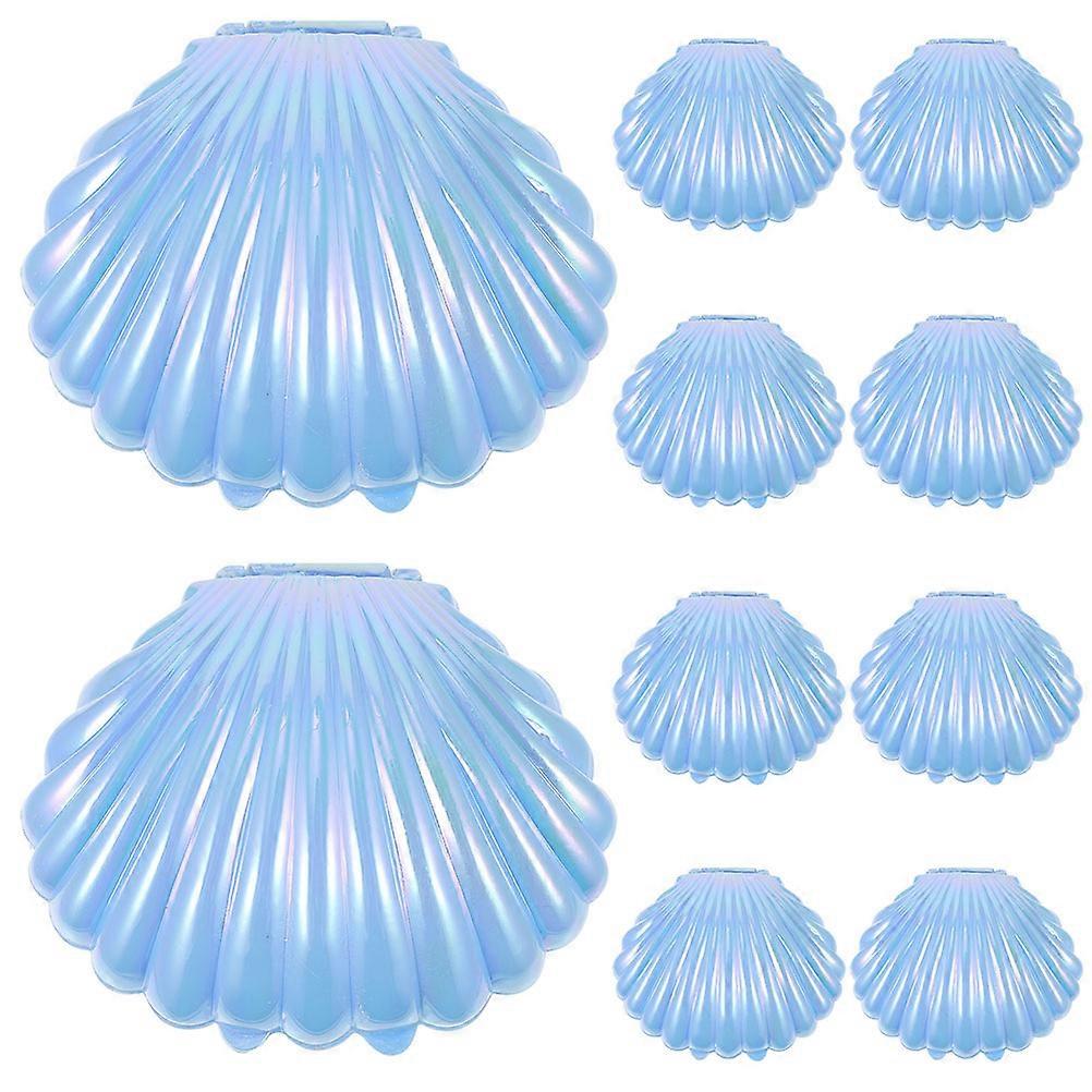 30Pcs Sea Shells Candy Boxes Seashell Party Favor Containers Mini Sea Shell Storage Case Trinket Box
