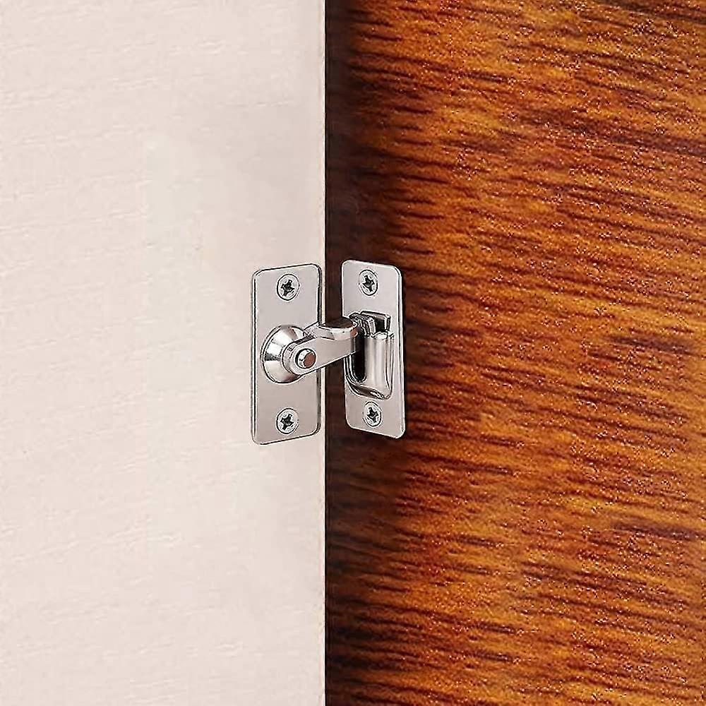 304ステンレス鋼90度直角バックルフックラッチフックは、スライドドア、ラッチボルトハードウェア家庭用アクセサリー用