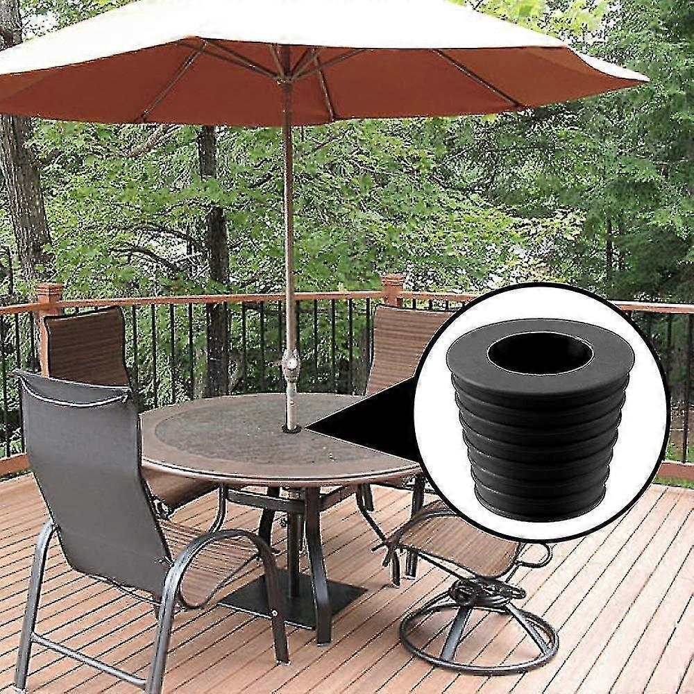 2024 Patio Table Umbrella Hole Ring & Cap Set(translucent, 2 Set)