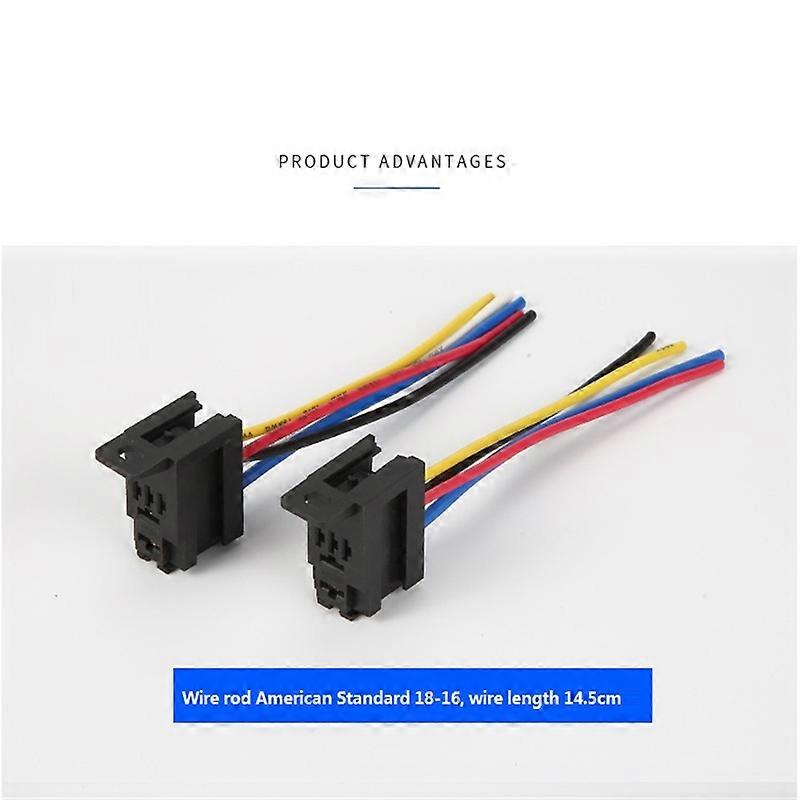 Automobile violet Car power connector relay socket automobile air conditioning oil pump high and low beam relay socket automobile