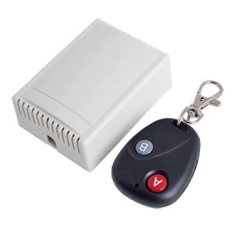 Dc 12v 2ch 315mhz Rf Wireless Relay Light Momentary Switch Transmitter With Receiver (Self-Locking)