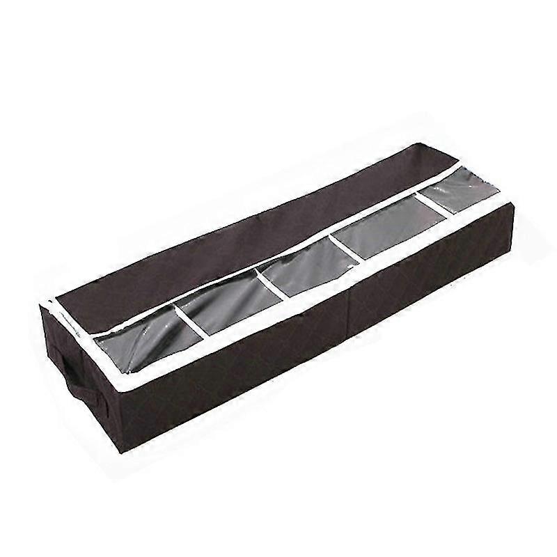 5 grids partition shoes storage box visible non-woven fabric organizer boxes for boots underwear socks