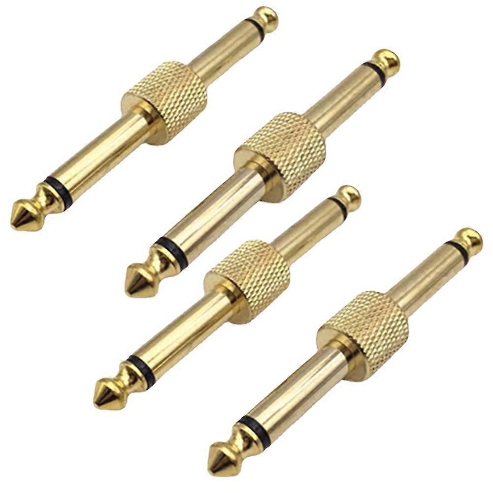 Mixer Audio Mono Adapter Electric Guitar Effector Male to Male Audio Adapter