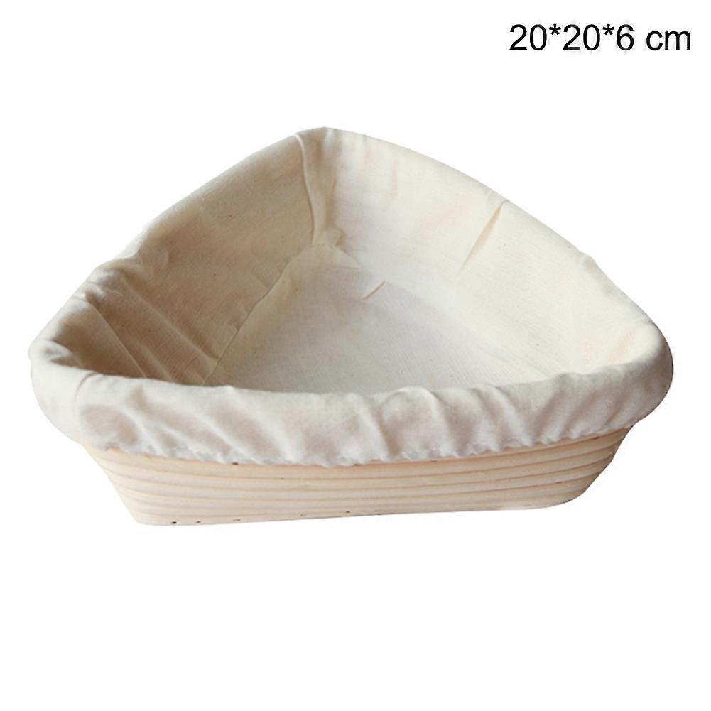 Dreieckiges Rattan Brot Banneton Brot Gärkorb Sauerteig Testen Brot Aufgehen Körbe