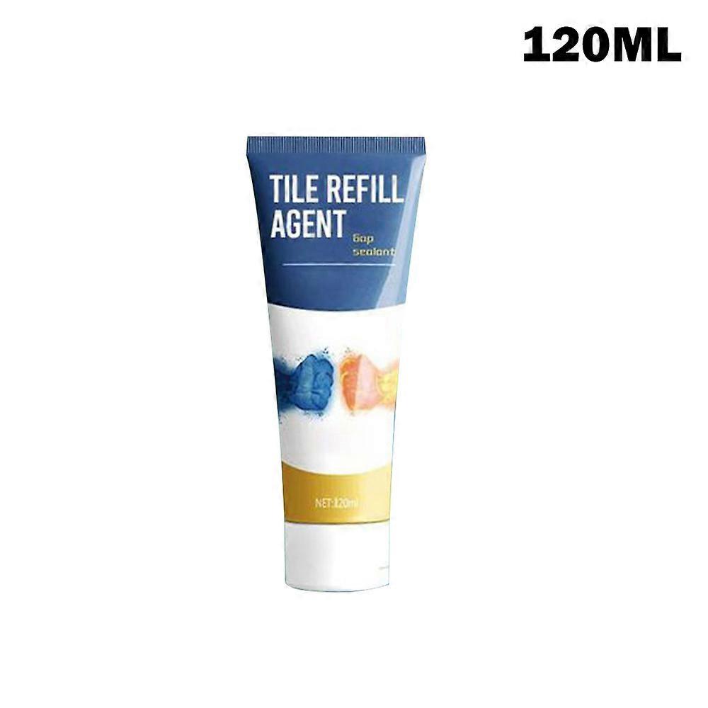 20/120ml Tile Grout Squeeze Tube Tile Grout Restoring Agent Waterproof Tile Grout and Sealer Colorant with Scraper Home