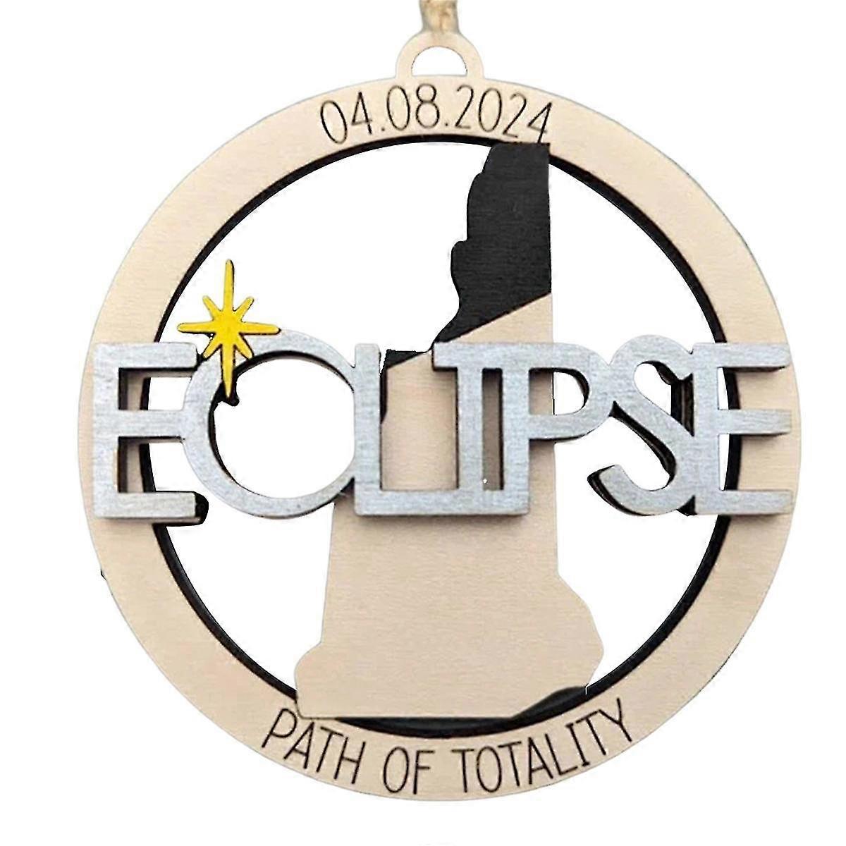 Wooden 2024 Solar Eclipse Souvenirs, 2024 Solar Eclipse Party Decorations Supplies, Solar Eclipse K