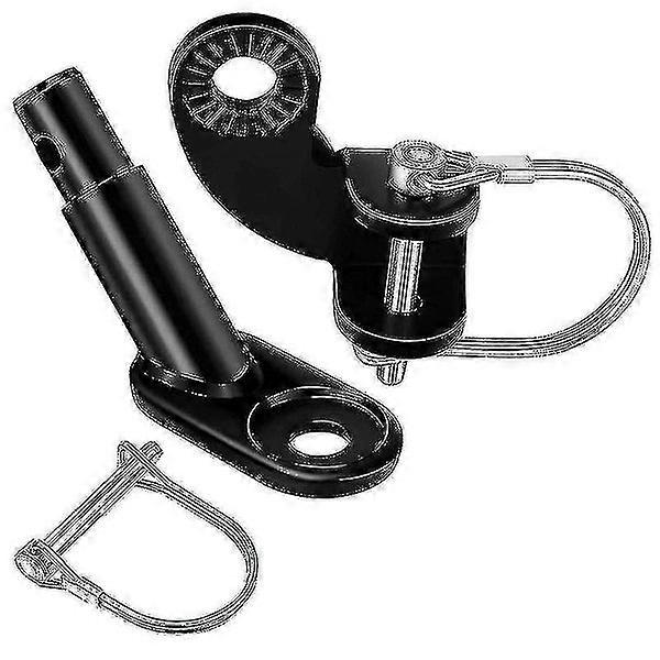 Bicycle Trailer Coupler Attachment with Locking Pin and Hex Key