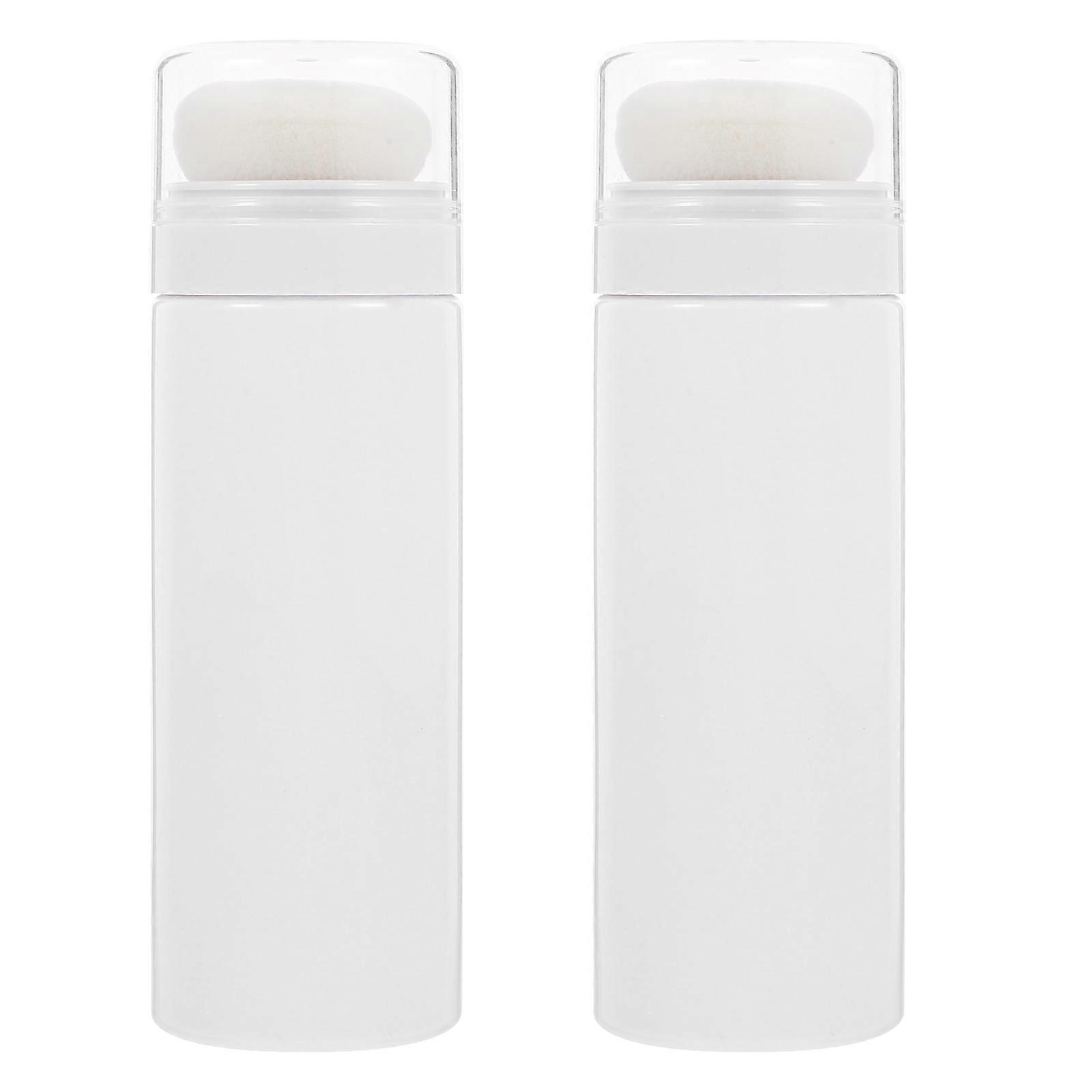 2pcs Talc pour nourrissons Récipients en poudre Puff Boxes Baby Powder Box Bottles