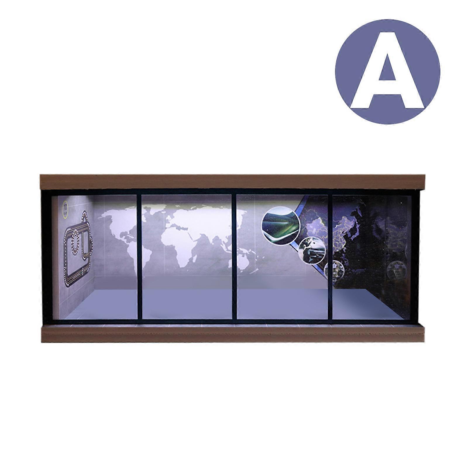 1/64 LED Illuminated Acrylic Parking Garage Diorama Model - Stackable & UV Printed