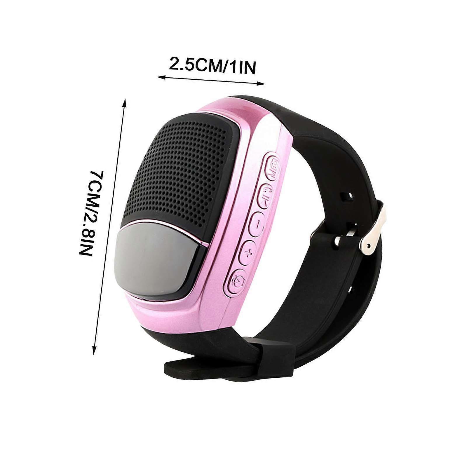 New Watch Bluetooth Speaker Outdoor Portable Display Hands-free Call FM Radio Function Supports TF Card Playback Caixa De Som
