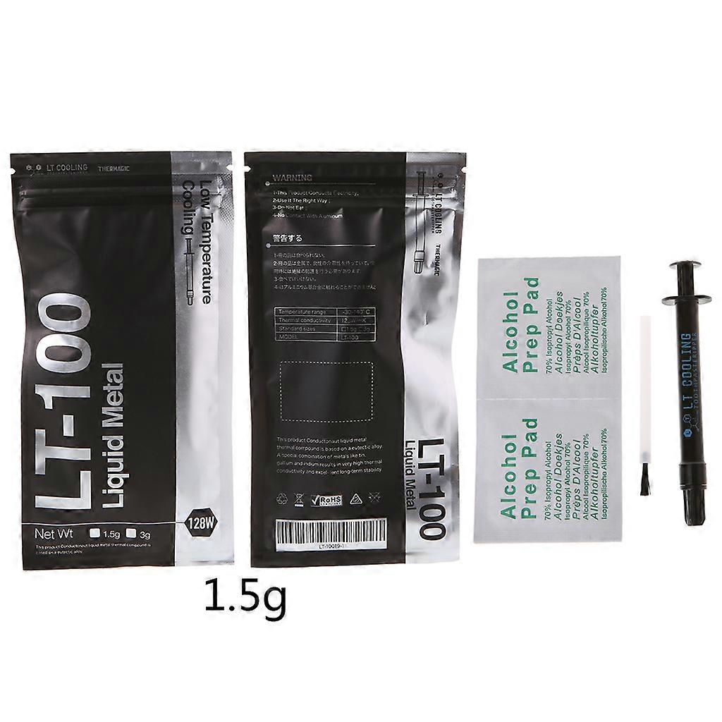 LT-100 Liquid Metal Thermal Conductive Paste Grease for CPU GPU Cooling Liquid