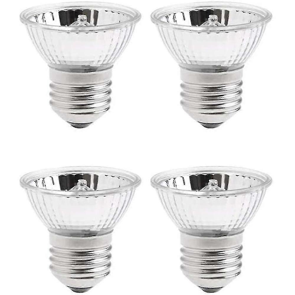 4-pack 50w 25w Uva + Uvb Full Spectrum Sun Lamp Compatible With Lizard Reptiles