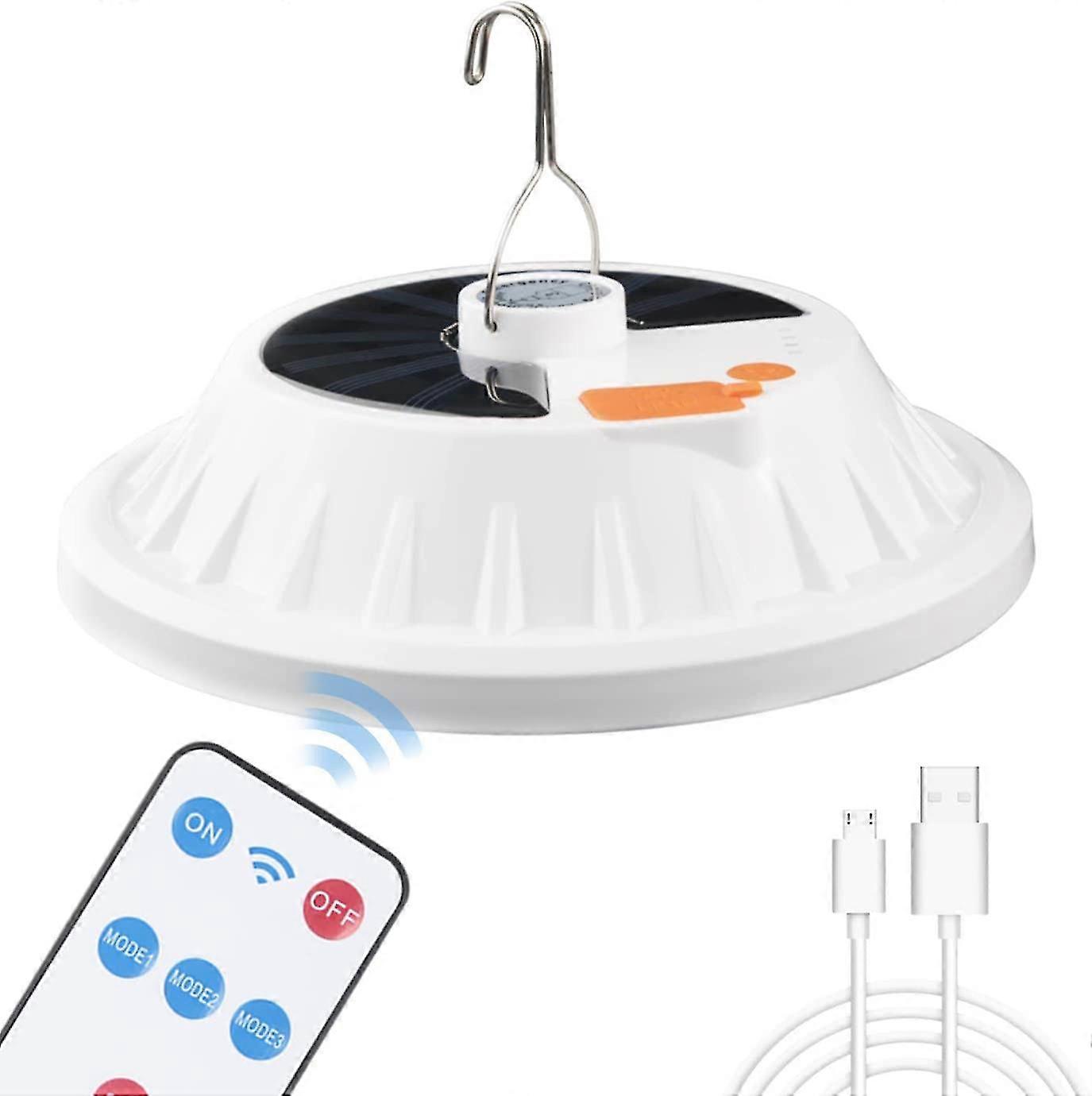 120 Led Solar Camping Light With Remote Control