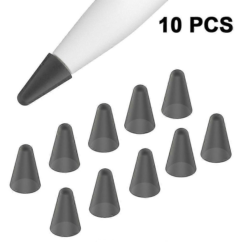 10 Pieces Tip Cover Compatible With Apple Pencil 12, Non-slip Nibs Pen Ipencil Tip Cap