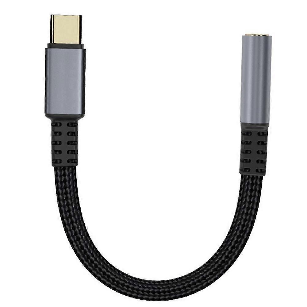 Type-c To 3.5mm Audio Adapter Type-c Headphone Adapter 3.5mm Headphone Audio Cable For One Plus Str