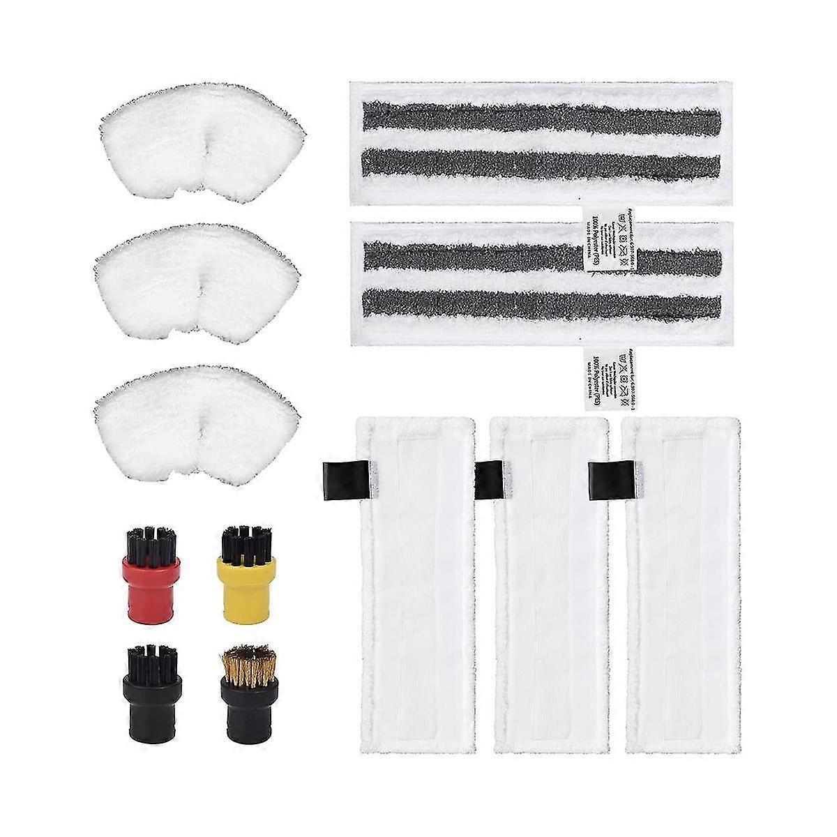 12 Piece Microfibre Cloth Set, Accessory Compatible For Easyfix Sc2 Sc3 Sc4 Sc5