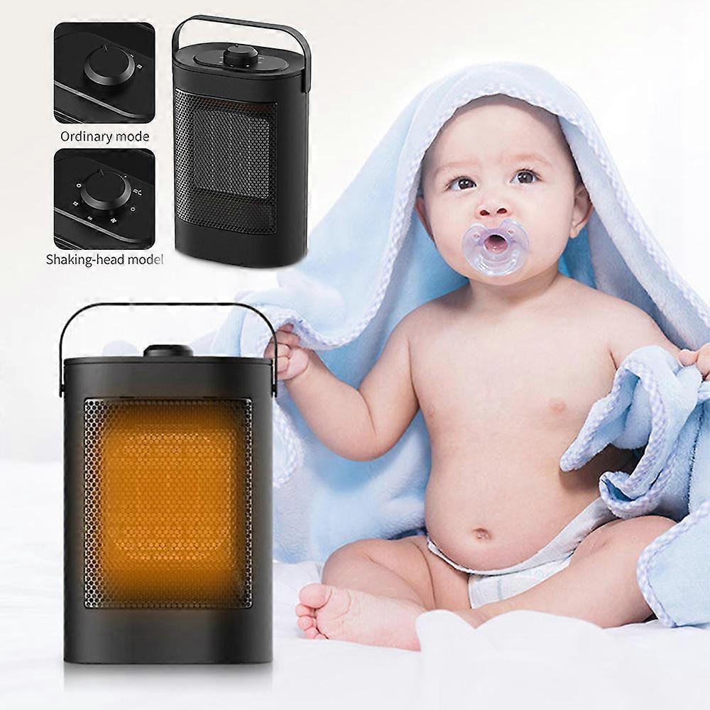 Electric Heater Fan Mini Silent Ceramic PTC Air Warmer Fan For Home Office Warm Heater EU/UK Plug