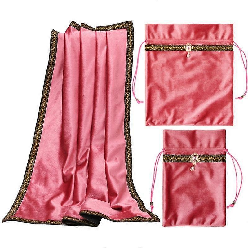 Witch Divination Pendulum Divination Tablecloth Board Game Velvet Mat with Bag