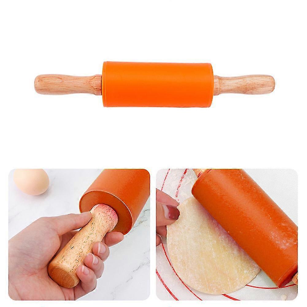 Practical For Baking Pastry Dough Rolling Pin Non Stick Home Kitchen