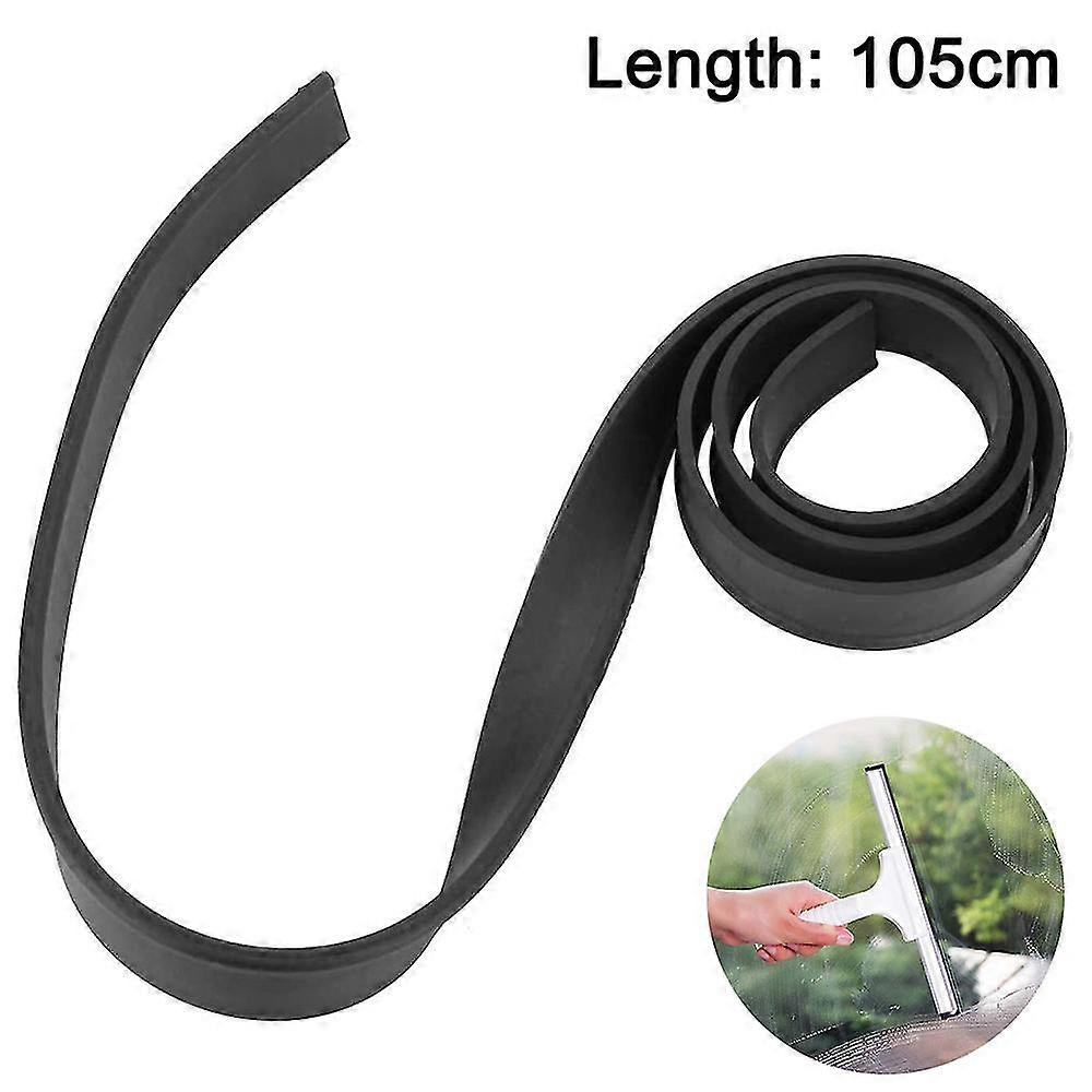 Stainless Steel Glass Scraper Strip, Length Edge Squeegee Replacement Window Glass Wiper Cleaner Accessory