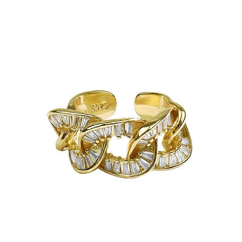 Women's Cut Cubic Zirconia Irregular Rings