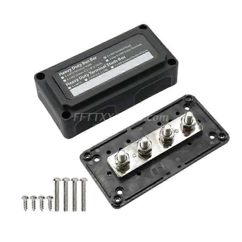 Bus Bar Box Board 300A High Current Busbar Automobiles Maximum Connection Amplifier Power Case Parts Accessories