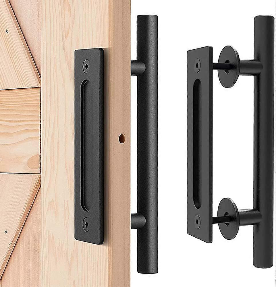 Barn Door Handle, Sliding Door Handle, Heavy Duty Barn Door Handle, Pull Handle for Garage, Door Pull Handle, Sliding Door Handle, for Powder