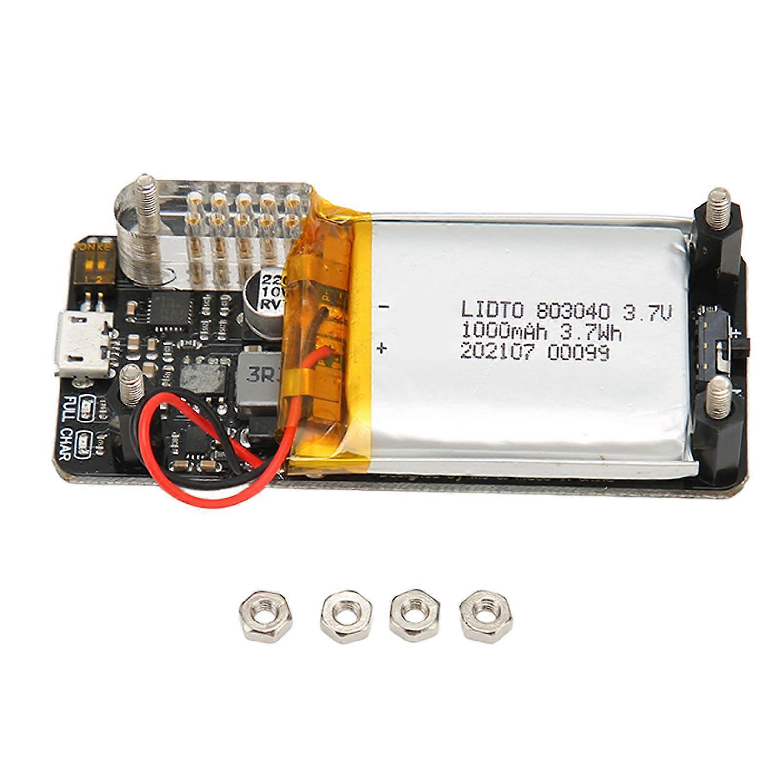 V1.2 UPS Power HAT Board 1000mAh بطارية 400mA شحن تيار UPS Lite V1.2 UPS HAT Board ل Raspberry Pi Zero YEMMA