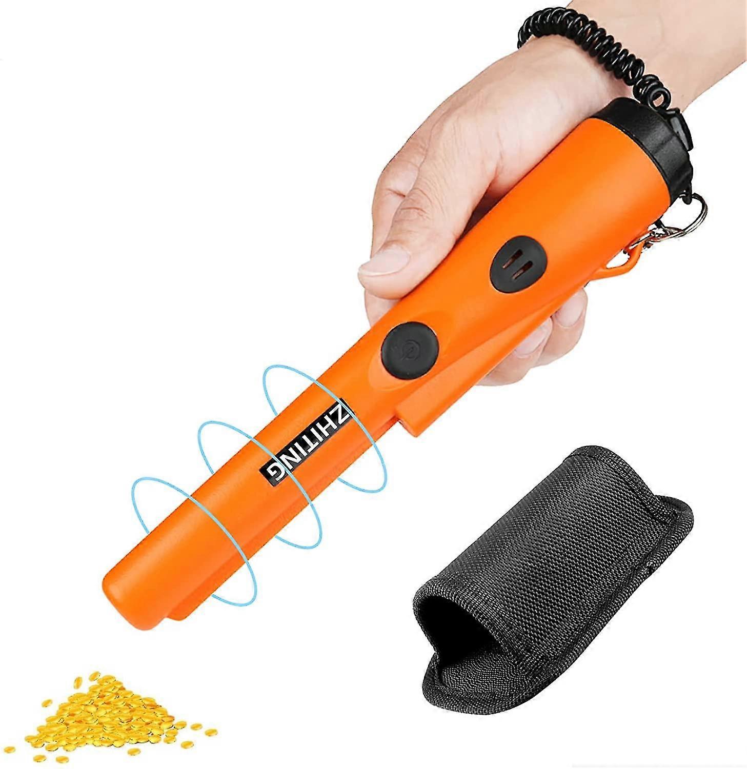 Pinpointer Metal Detector, Ip68 Waterproof Portable Metal Detector, With Led Indicators And Vibration, For Treasure Hunting, High Accuracy For Gold/si