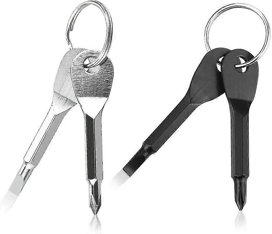 4 Pcs Screwdriver Keychain Tool