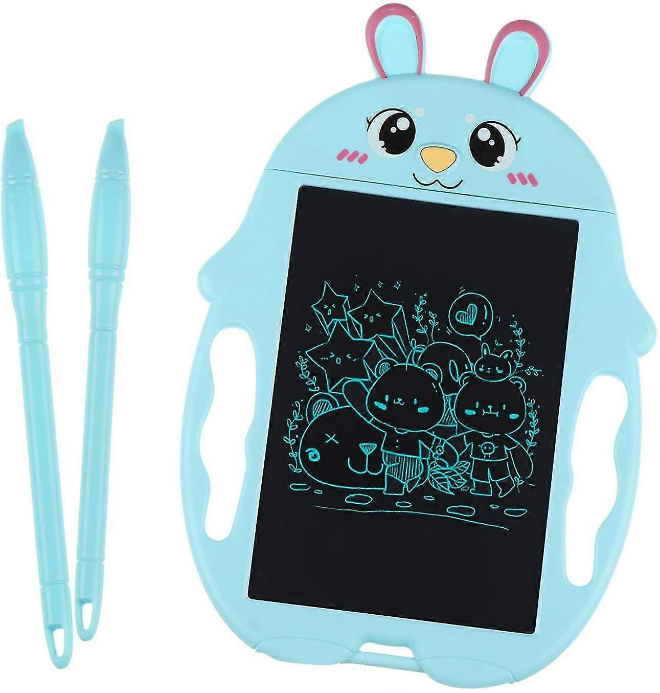 Lcd Writing Tablet For Kids, Toddler Toys For 2 3 4 5 6 Years Old blue rabbit