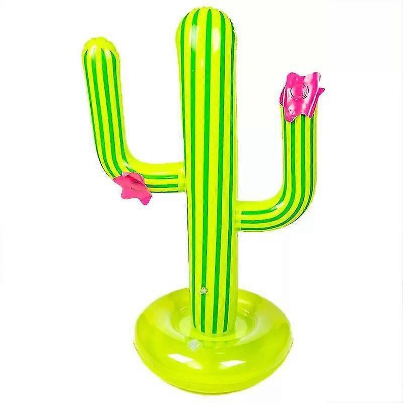 Swimming Pool Pvc Inflatable Cactus Ring Toy Pool Ring Throwing Game