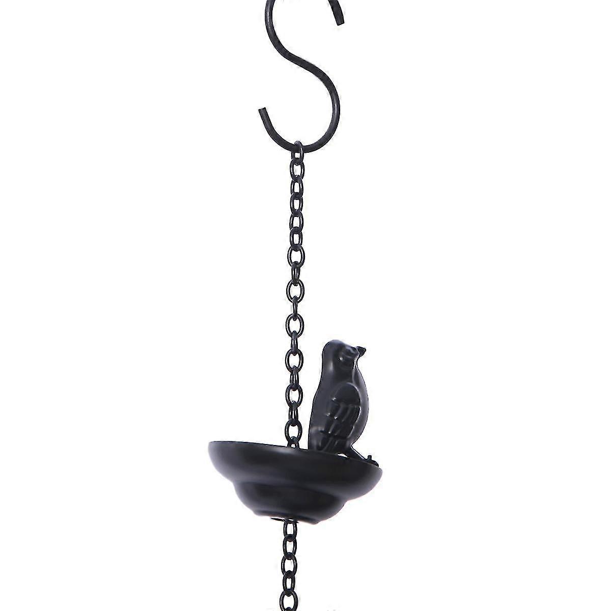 Mobile Birds On Cups Rain Chain For Outside, Rain Chains For Gutters Downspouts Rain Chain For Home,9x7x100cm