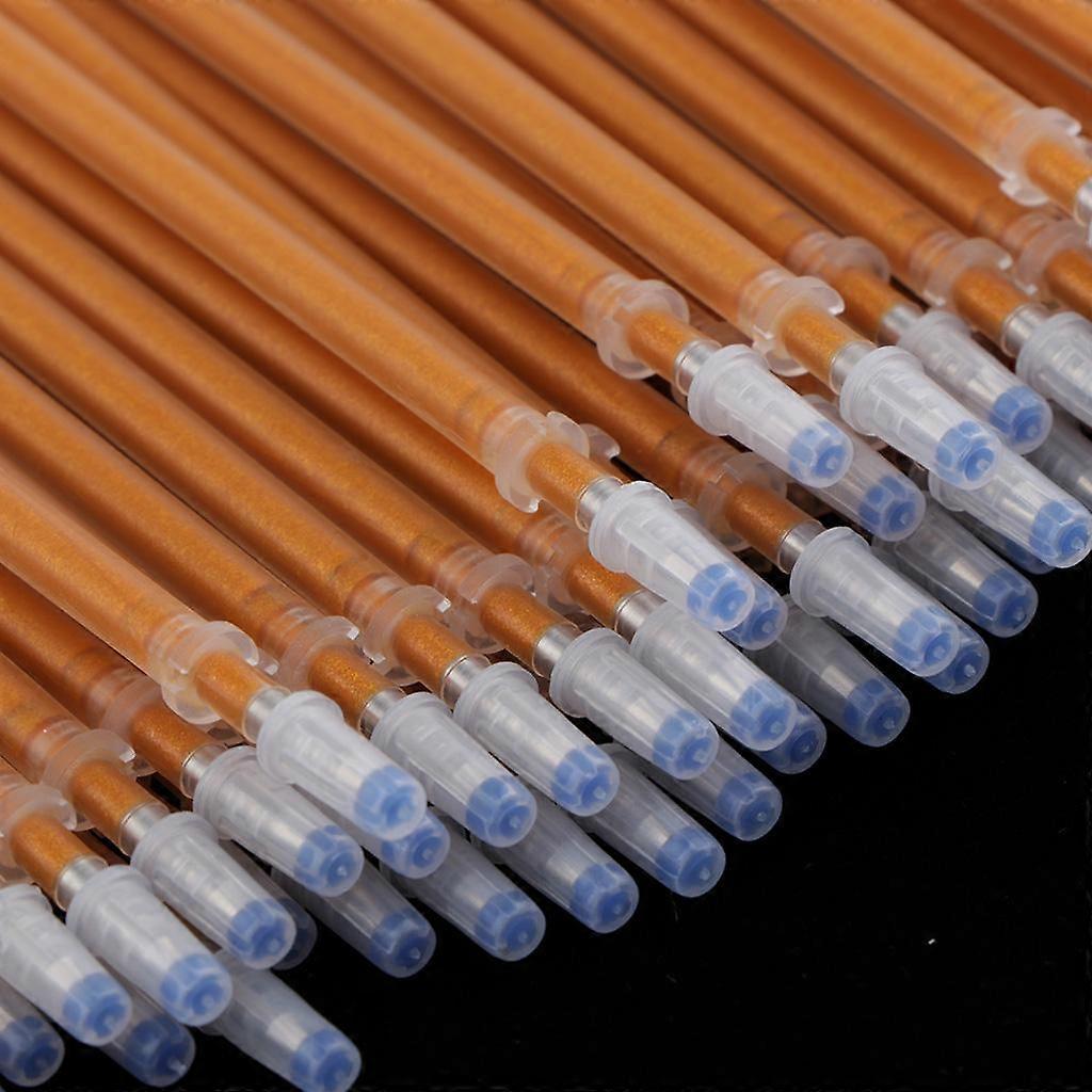 4x 50 stk gullfarget gelpenn påfyll for barn og studenter kunstmaling, DIY markørverktøy