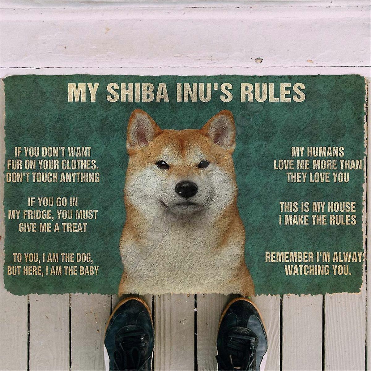 3D Printed Please Remember Cavoodle House Rules Doormat Non Slip Door Floor Mats Decor Porch Doormat