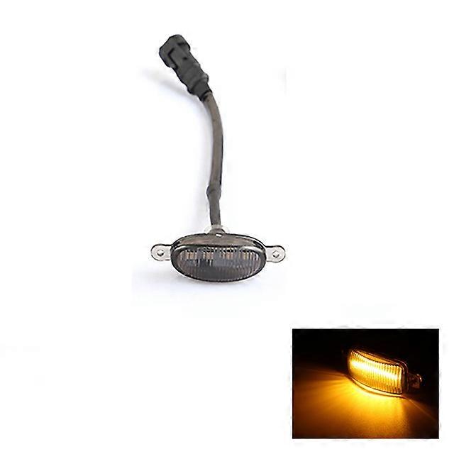 3/4/5/6pcs Smoked Lens RGB Front Grille Light LED Car Running Light for Modify Pickup Off-road SUV