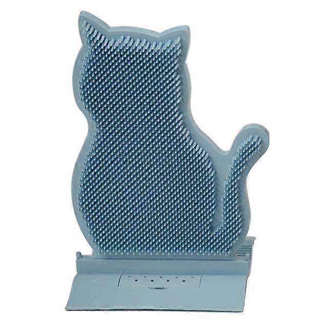 Cat Self Massage Brush Grooming Toy with Catnip Wall Corner Cat Self Groomer Shed Hair Removal Comb Cat Itching Brush Massage