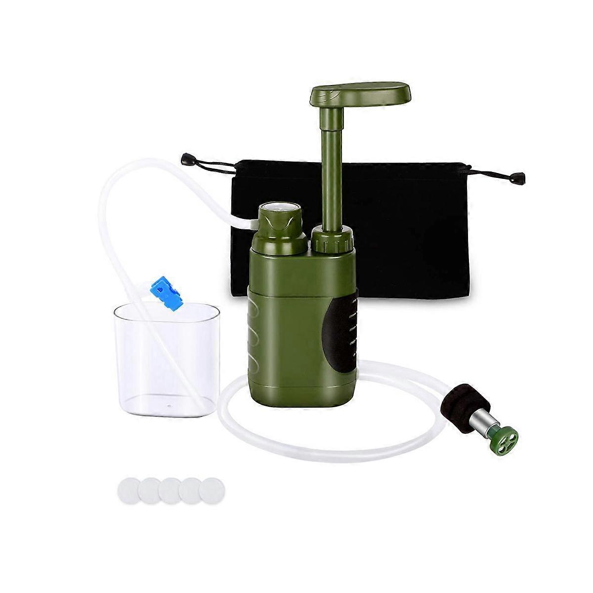 Portable Outdoor Water Filter Safety Emergency Water Purifier Emergency Survival Tools Mini Water F