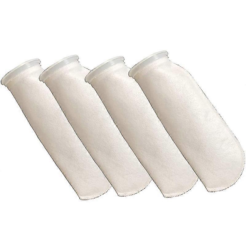 4 Packs Of Filter Socks, 200 Micrometres, For Fish Tank/saline Aquarium, Pond, For Sump/overflow Chumian