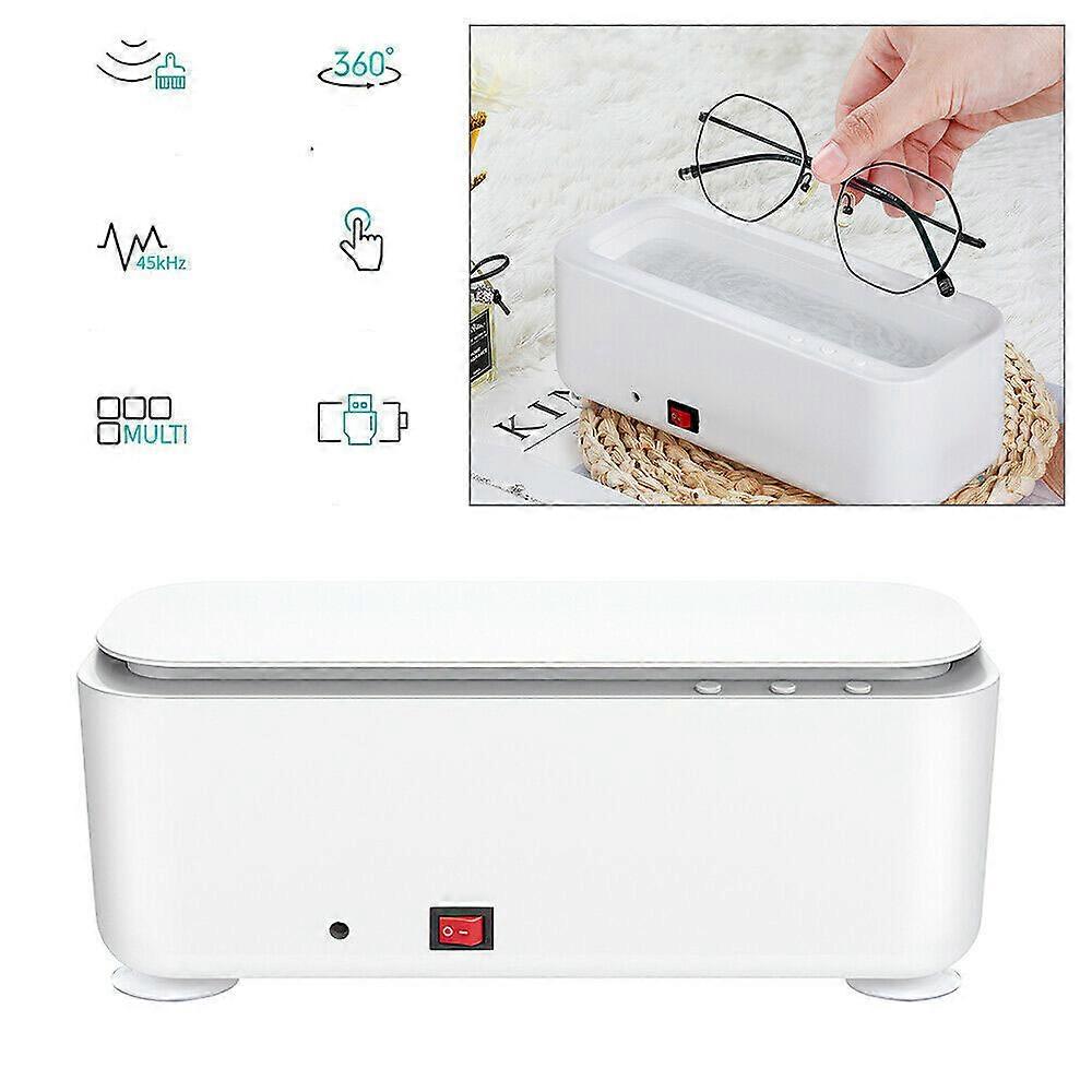 منظف بالموجات فوق الصوتية نظارات سونيك موجة خزان ووتش آلة تنظيف المجوهرات USB