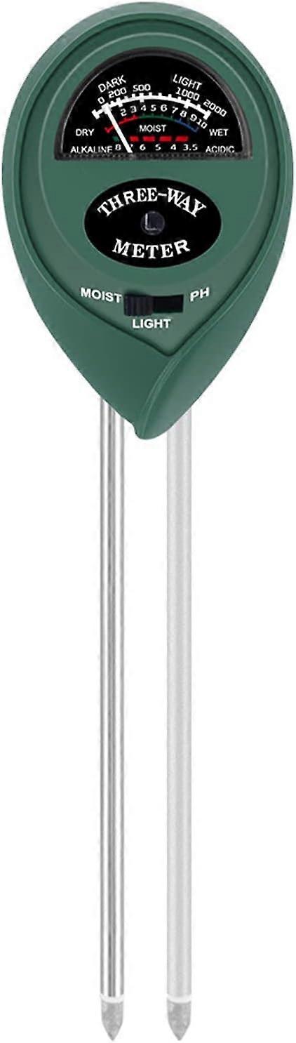 Εδαφικό pH Tester-3 σε 1 κιτ ελεγκτών εδάφους/όργανο ελέγχου υγρασίας οξύτητας φυτών/με την υγρασία του εδάφους/το φως/τον ελεγκτή pH/για τους κήπους, γκαζόν