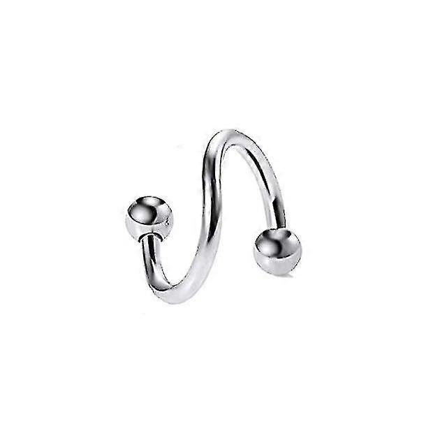 Tragus Barbell Surgical Steel Twist Cartilage Helix Boucle d’oreille Sourcil