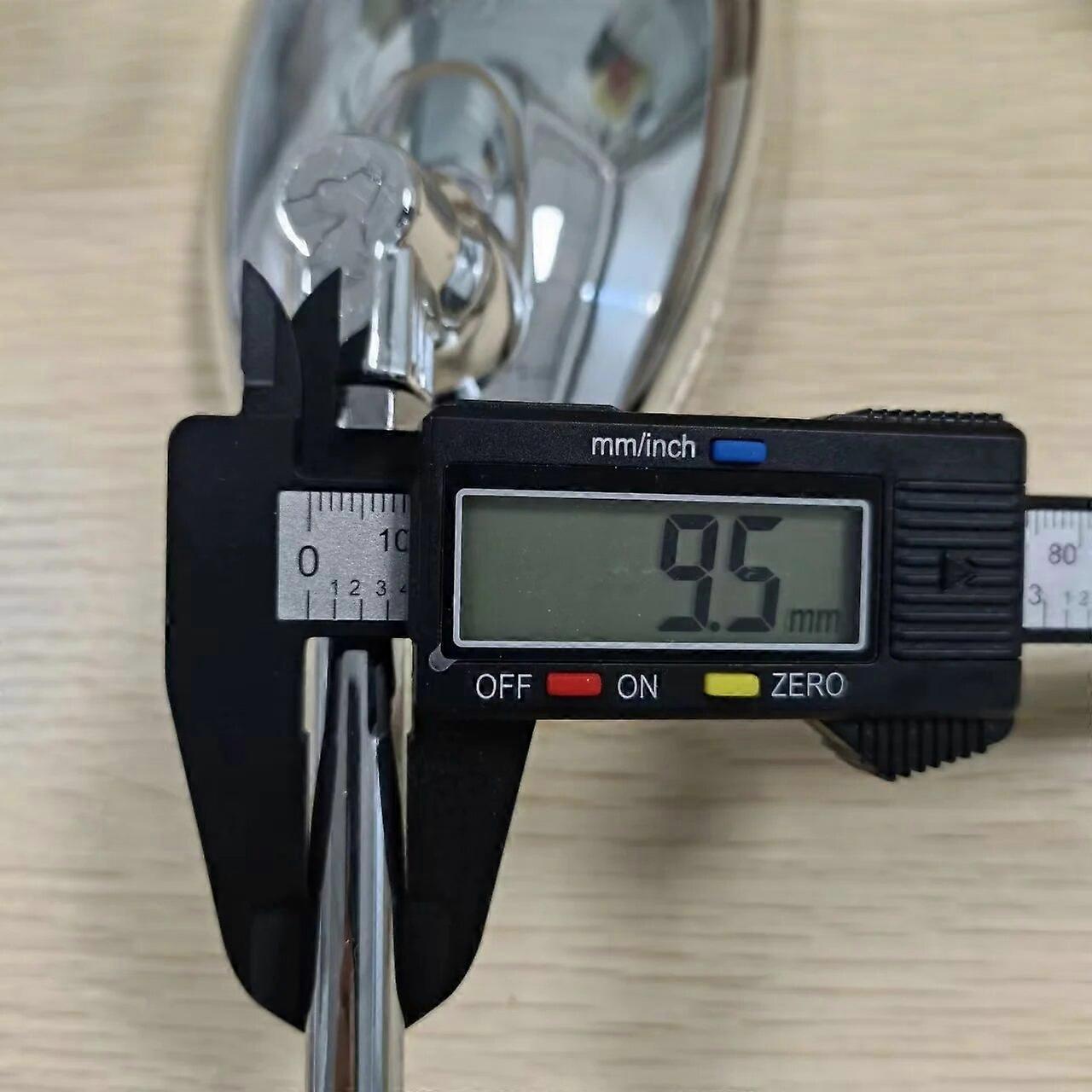 1 Pair Retro Style Universal Rearview Mirror for Motorcycle E-Bike ATV Galvanized Silvery Rear View Mirror Side Mirror