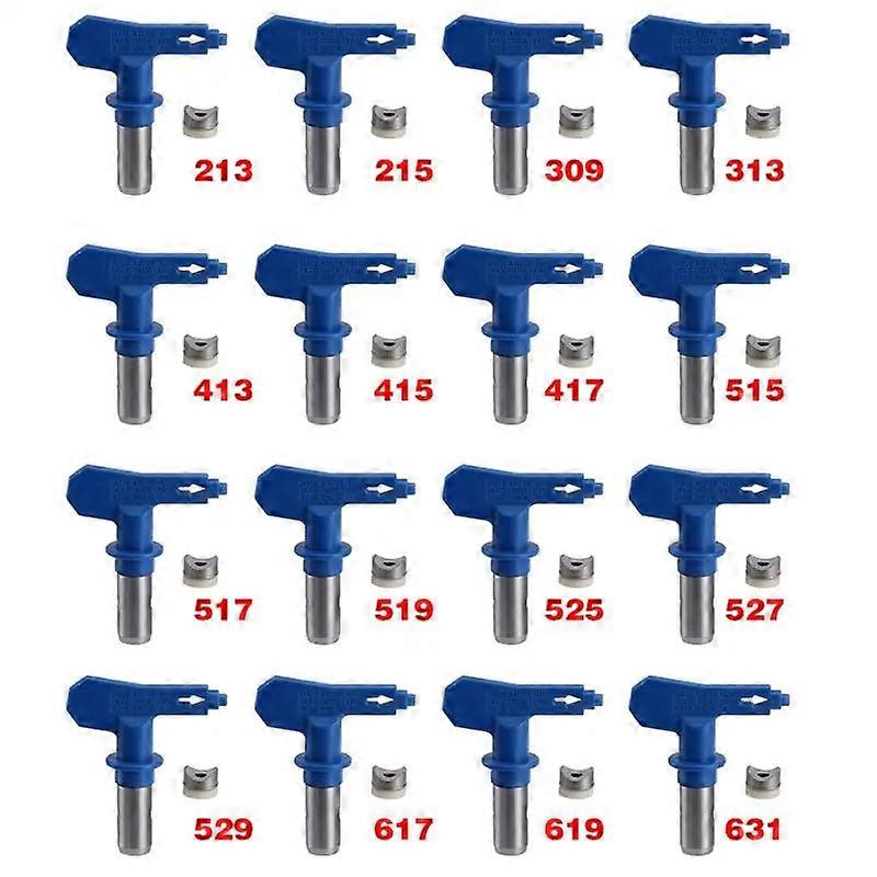 Airless Paint Nozzles Set Reversible Spray Tips Airless Paint Sprayer Nozzle Tips Spraying Machine Parts Spray Gun Power Tools