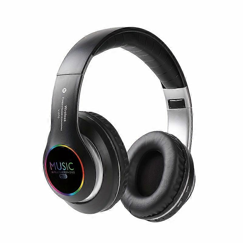Wireless Earbuds with Deep Bass and Built-in Mic - Lightweight and Foldable Headphones for Travel, Work, and Gaming - Compatible with 3.5mm Audio Cabl