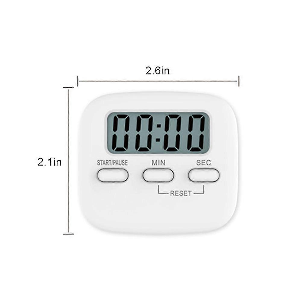 LCD Display Countdown Timer for Kitchen Cooking Baking and Home Gym with Magnet