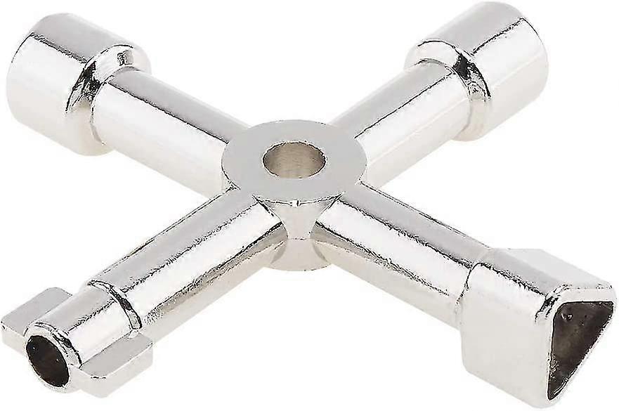 Cross Key Control Cabinet Key, Multi-function Utility Plumbers Key, Cross Switch Key Wrench, Universal Cross Switch Key Control For Train Electrical E