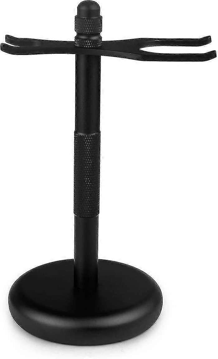 Jx Deluxe Chrome Razor And Brush Holder Fits All Your Shaving Accessories (Black1Pcs)
